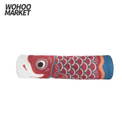 WOHOO MARKET Colorful Carp Flag(Koinobori) Large Cat Tunnel (Red)