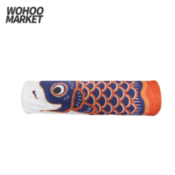 WOHOO MARKET Colorful Carp Flag(Koinobori) Large Cat Tunnel (Blue)