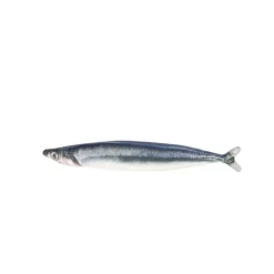 WOHOO MARKET Fish Cat Toy With Catnips-Saury 30cm (zip pocket with catnip)