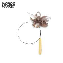 WOHOO MARKET Feather Cat Teaser Wand (Cloud Cluster White)