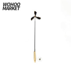 WOHOO MARKET Propeller Cat Teaser Wand (Satin Feather)