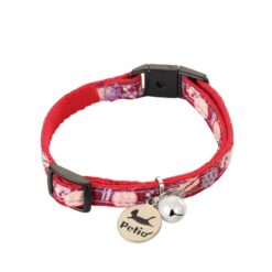 Petio Neko Komachi Cat Collar Ball - Garnet