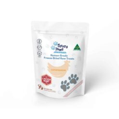 Freezy Paws Freeze-Dried Chicken Heart Coated With Salmon Raw Treats for Pet Cat Dog 100g