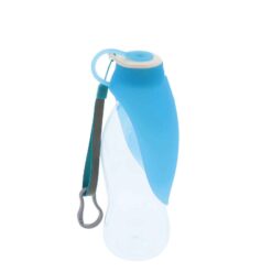 Petio Portable Travel Water Bottle Leaf 500ml - Blue